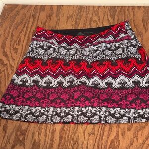 Colorful Patterned Women's Tennis Skort